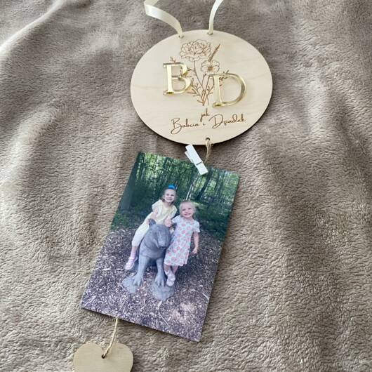 Tabliczki ze sznureczkiem do zdjęć – prezent dla Babci i Dziadka