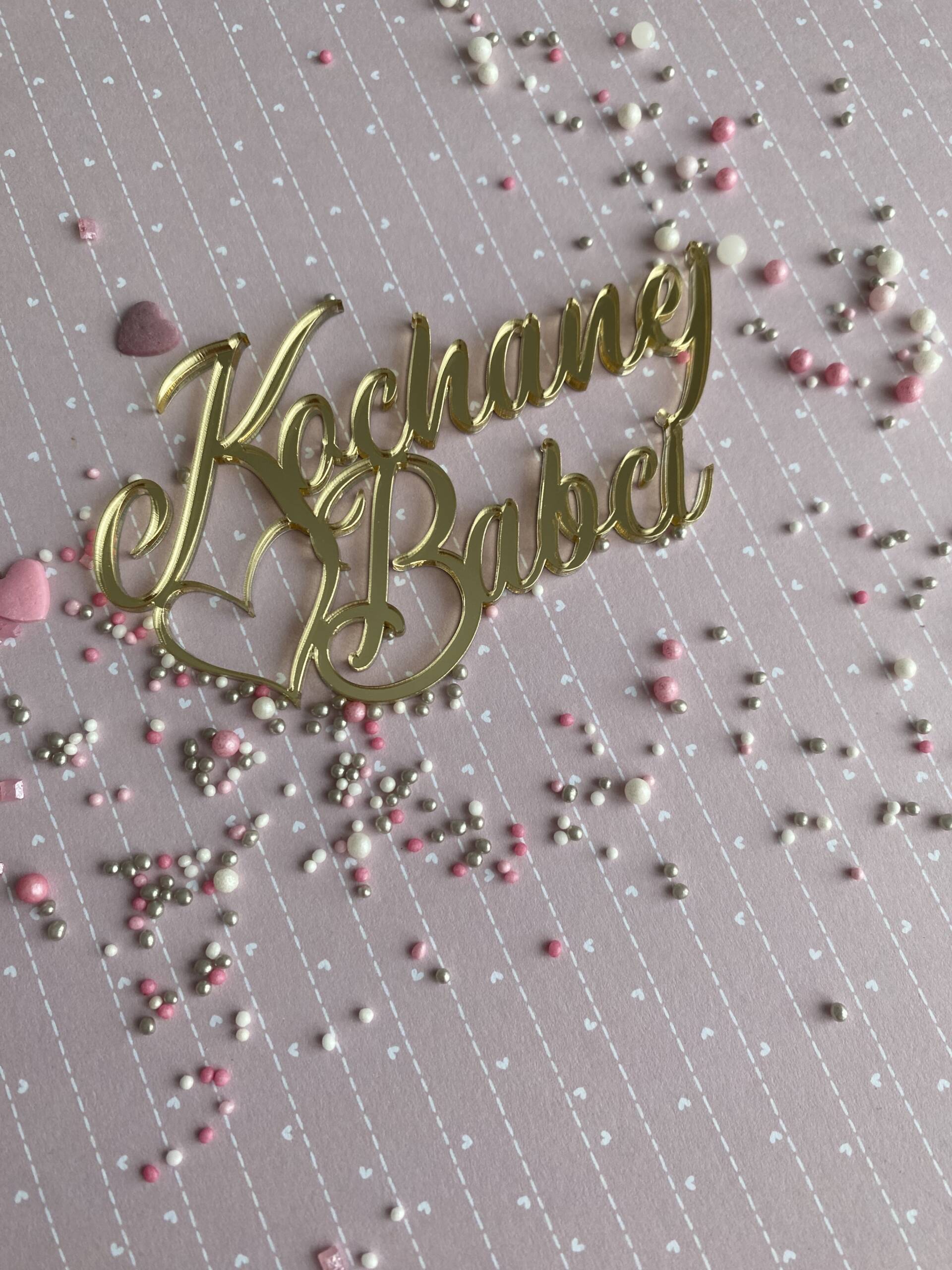 Dekor Kochanej Babci /Kochanemu Dziadkowi - obrazek 2