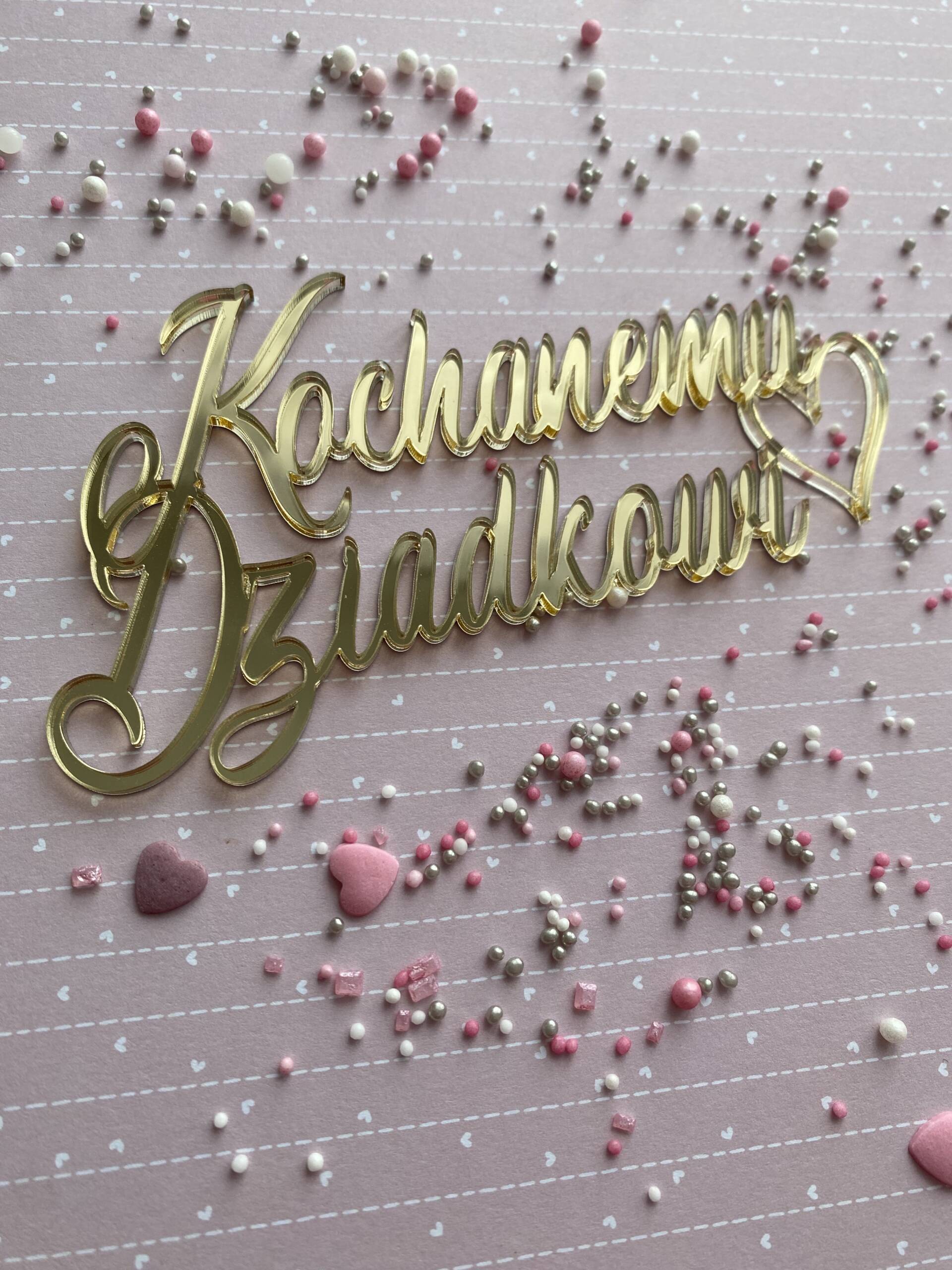 Dekor Kochanej Babci /Kochanemu Dziadkowi - obrazek 3