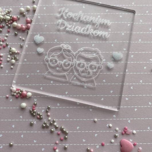 Zestaw Stempli Dzień Babci i Dziadka 4 szt